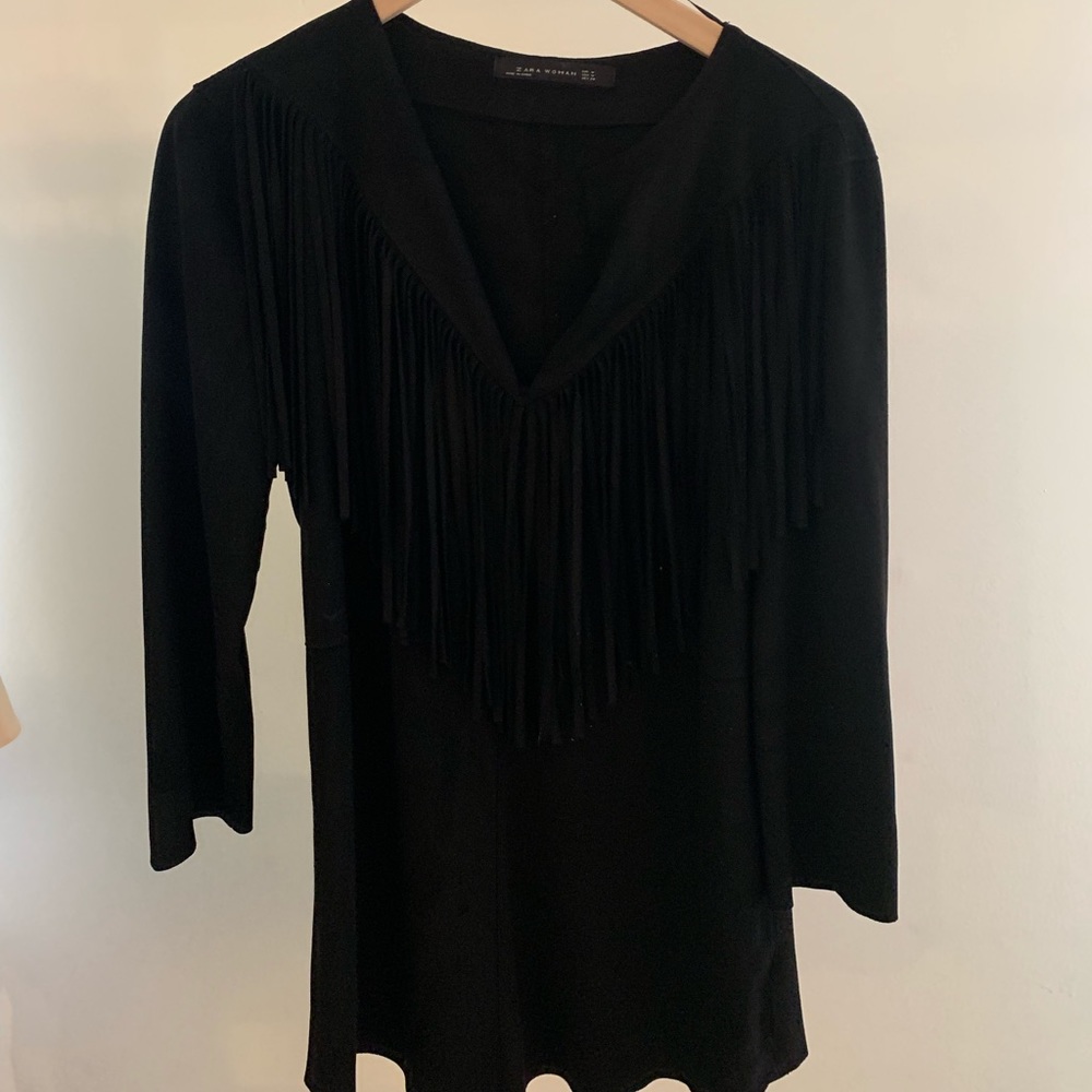 Zara Fringe Tunic
